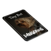 Cute Customizable Personalized Terrier Dog Mom Pet マグネット (右側)