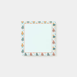 Cute Customizable Robot Print ポストイット