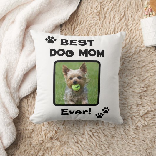 Cute Customize Best Pet Dog Cat Mom Mum Ever クッション (ブランケット)