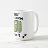 Cute Customize Best Pet Dog Cat Mom Mum Ever コーヒーマグカップ (正面右)