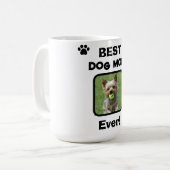 Cute Customize Best Pet Dog Cat Mom Mum Ever コーヒーマグカップ (正面左)