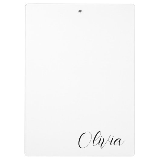 Cute Customized Personalized Name Clipboard  クリップボード (裏面)