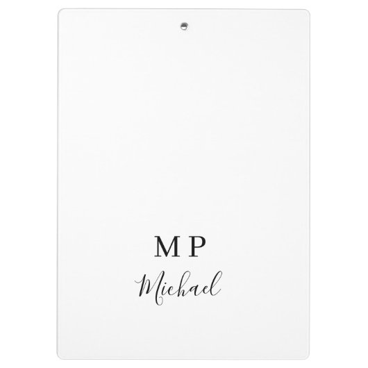 Cute Customized Personalized Name Clipboard  クリップボード (裏面)