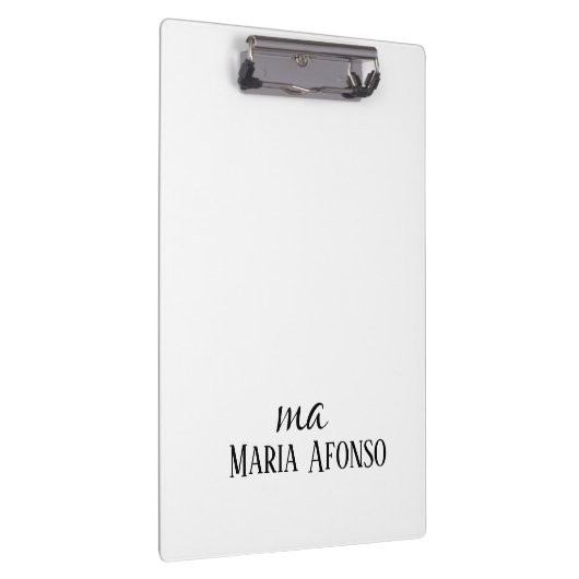 Cute Customized Personalized Name Clipboard  クリップボード (右)