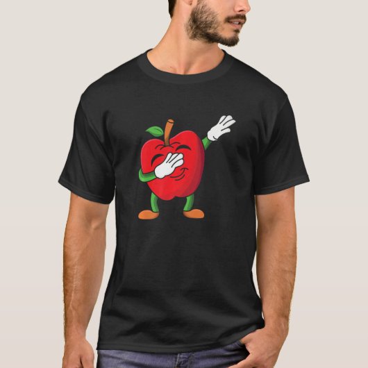 Cute Dabbing Apple Tシャツ (正面)
