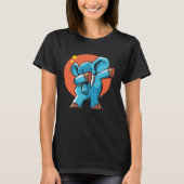 Cute Dabbing Elephant Tシャツ (正面)