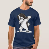 Cute Dabbing Havanese Dog Funny Dab Dance Gift Tシャツ (正面)