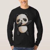 Cute Dabbing Panda Cute Animal Giant Panda Bear Da Tシャツ (正面)