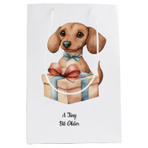 Cute Dachshund Birthday Mug A Tiny Bit Older