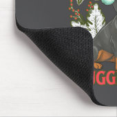 Cute Dachshund Dogs Christmas Lights Santa Holiday マウスパッド (コーナー)