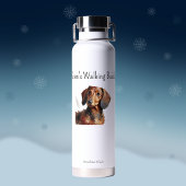 Cute Dachshund'' Gram's Walking Buddy Personalize ウォーターボトル