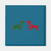 Cute Dachshund Valentines Patrick's Day Lover Dog  マグネット (正面)