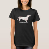Cute  Dachshund Weiner Sausage Dog On the Down Low Tシャツ (正面)