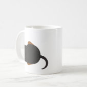 Cute Dachshund Wiener Dog Coffee Mug コーヒーマグカップ (正面左)