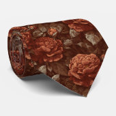 Cute Dad Gifts Gardenias Flower ネクタイ (ロール)