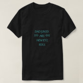 Cute DAD JOKES are HOW EYE ROLL Tシャツ (デザイン正面)
