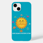 Cute Dad Solar System Star Space Cartoon Case-Mate iPhoneケース (裏面)