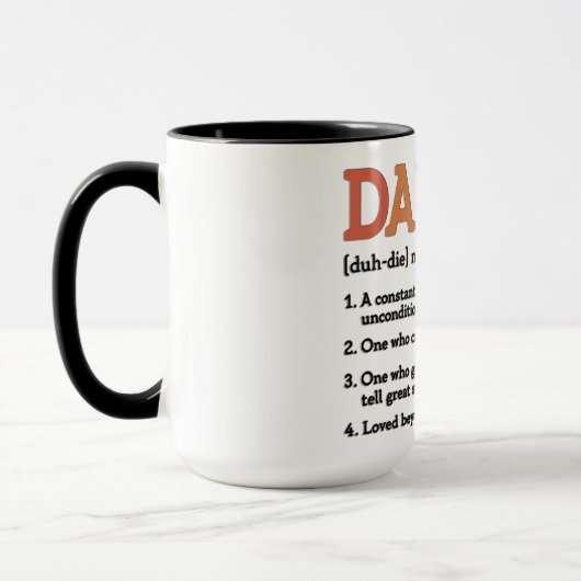 Cute Daddy Definition マグカップ (左)