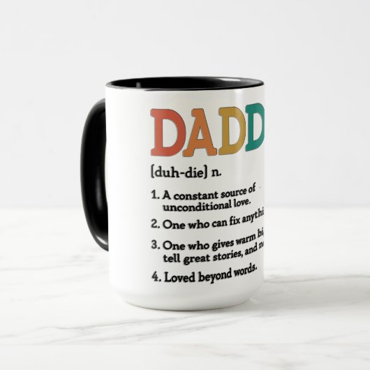 Cute Daddy Definition マグカップ (正面左)