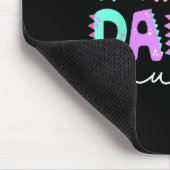 Cute Daddy Saurus Dad Dinosaur Birthday Boy Girl F マウスパッド (コーナー)