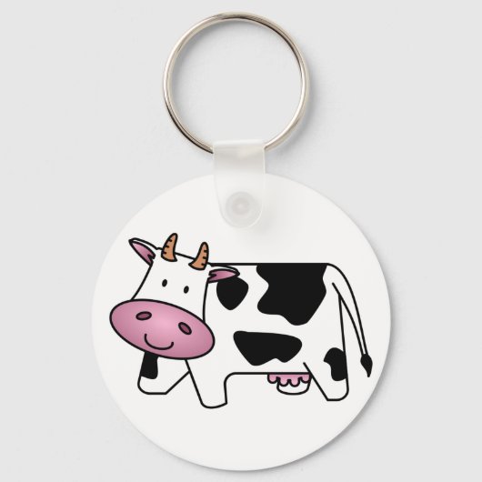 Cute Dairy Cow キーホルダー (正面)
