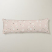 Cute Daisies Floral Blossoms & Greenery ボディピロー (裏面)