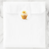 Cute Daisy Cupcake Stickers ラウンドシール (バッグ)