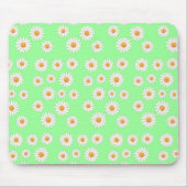 Cute Daisy Floral – Aesthetic Desk Accessory -  マウスパッド (正面)