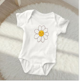 Cute Daisy Flower Baby Bodysuit ベビーボディスーツ