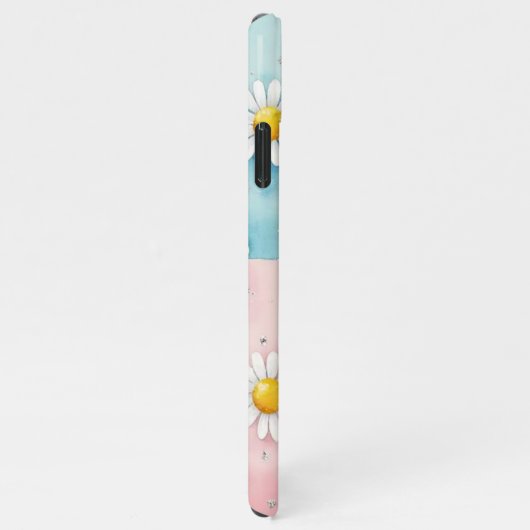 Cute Daisy Flower Phone Case iPhoneケース (右側)