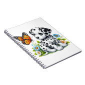Cute Dalmatian/Butterfly friends ノートブック (右側)