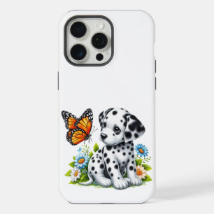 Cute Dalmatian/Butterfly friends iPhone 15 Pro Maxケース
