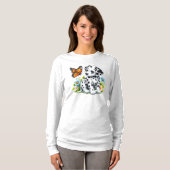 Cute Dalmatian/Butterfly friends Tシャツ (正面フル)