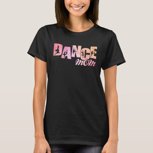 Cute Dance Mom Tie Dye Dancer Mom Mother's Day Ret Tシャツ (正面)