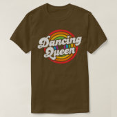 Cute Dancing Queen Roller Disco Outfit 70s Costume Tシャツ (デザイン正面)