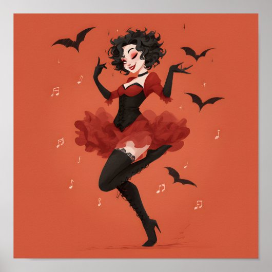 Cute Dancing Vampire ポスター (正面)
