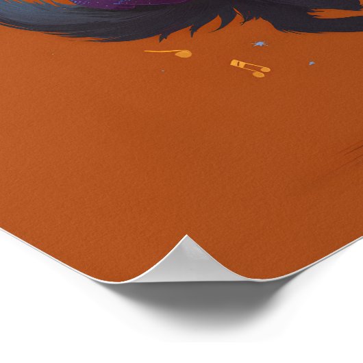 Cute Dancing Werewolf ポスター (角)