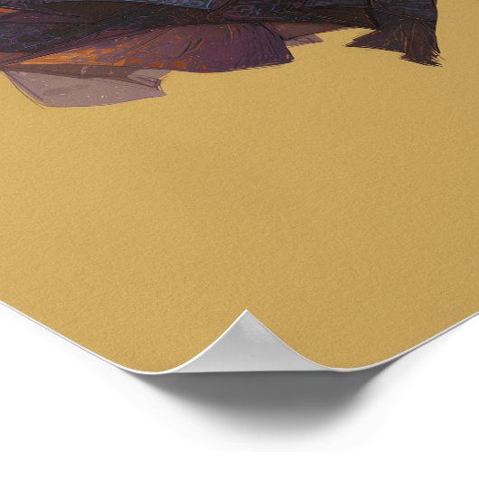 Cute Dancing Witch ポスター (角)