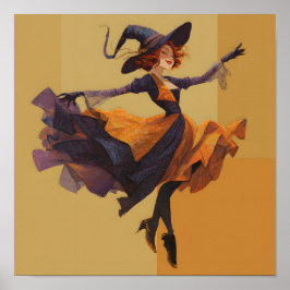Cute Dancing Witch ポスター