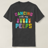 Cute Dancing With My Students Easter Day Funny Tea Tシャツ (デザイン正面)