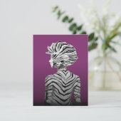 Cute Dancing Zebra Canvas 招待状 (スタンド正面)