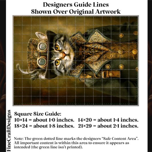 Cute Dapper Steampunk Tabby Cat ET7L Decoupage  薄葉紙