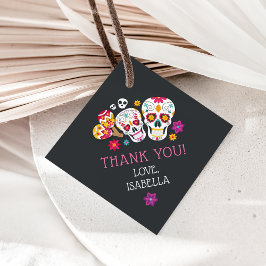 Cute Day of the Dead Sugar Skulls フェイバータグ