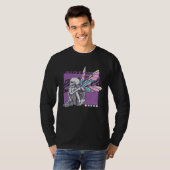 Cute Death Sadness Goth Fairy Skeleton Butterfly A Tシャツ (正面フル)