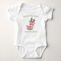 Cute Deer Baby Bodysuit–Soft & Sweet Forest Style