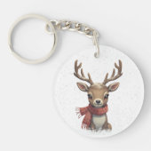 Cute Deer Keychain & Lanyard キーホルダー (正面)