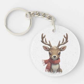 Cute Deer Keychain & Lanyard キーホルダー