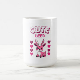 cute deer mug design  コーヒーマグカップ