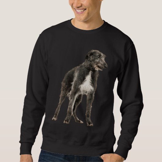 Cute Deerhound スウェットシャツ (正面)