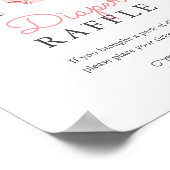 Cute Denim Blue Jean Girl Diaper Raffle Game ポスター (角)